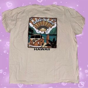 VW bus Hawaii summer of love Crazy shirts coconut dyed size XXL